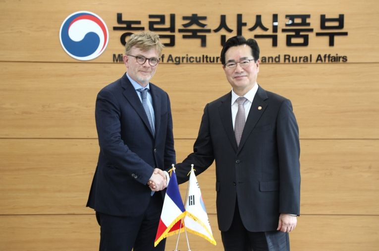 정황근 농림축산식품부 장관, 마크 페노 프랑스 농업식량주권부 장관과 양자 면담