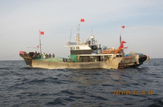 나포된 중국자망 어선