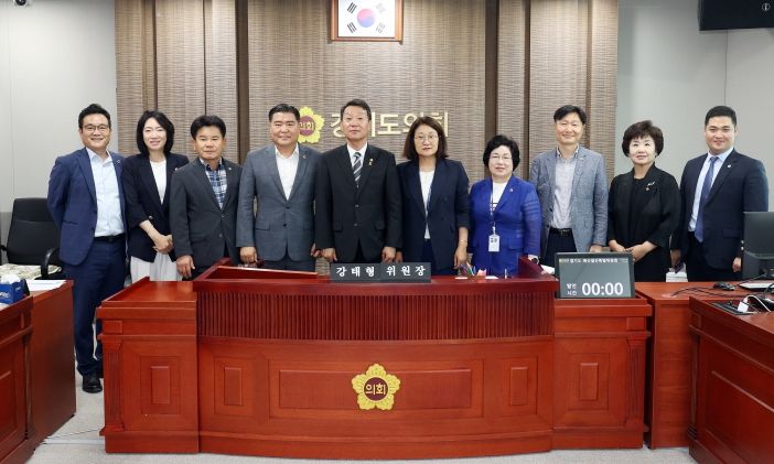 경기도의회 제1기 경기도교육청 예산결산특별위원회 강태형 초대 위원장, 이한국·신미숙 부위원장 선출