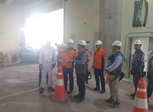 천안서북소방서,“롯데웰푸드(주) 천안공장 증축 공사장”현장 지도방문”실시