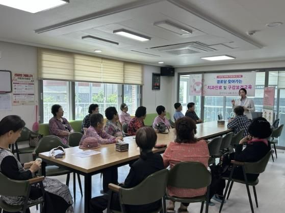안산시 상록수보건소, 어르신 대상 찾아가는 구강건강교실 운영