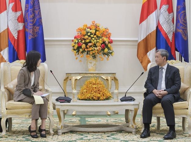 캄보디아 정부 고위급 인사 면담