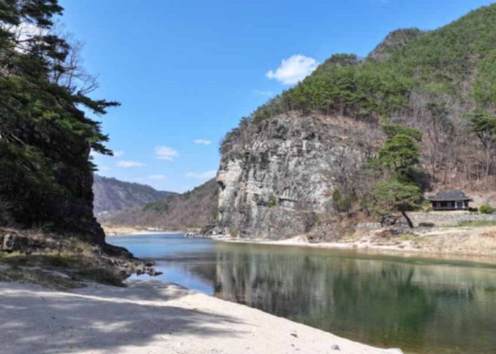 고산정과 가송협의 풍경