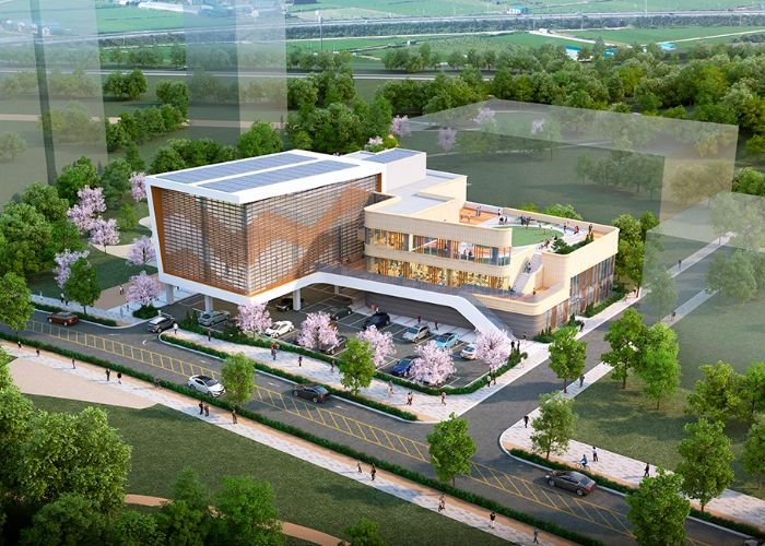 과천시 지식정보타운 문화체육시설 조감도