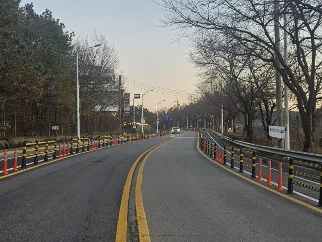 성남시, 청계산로 자전거도로 1.9㎞ 구간 도로 안전시설물 설치