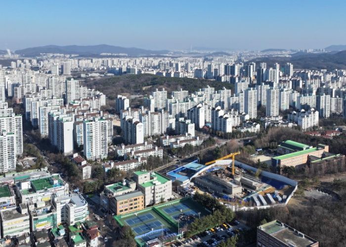 분당 노후계획도시 전경