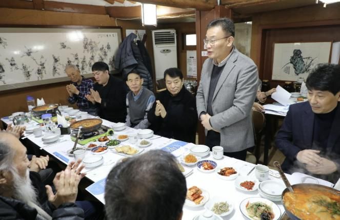 수원시 팔달구, 전통시장 상인회장단과 오찬 간담회 개최