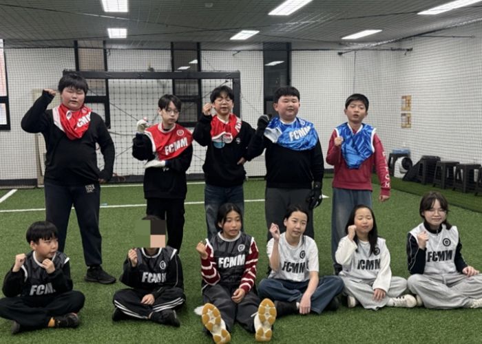 미니게임 후 단체 기념촬영