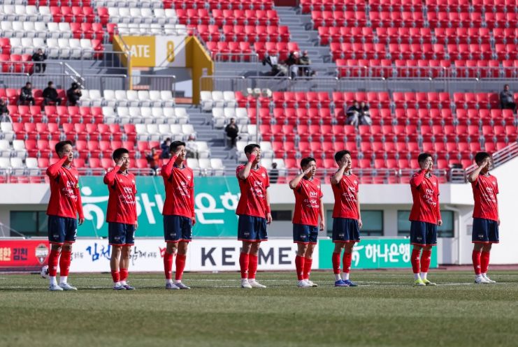 김천상무, ‘디펜딩 챔피언’ 전북과 1대 1 무승부