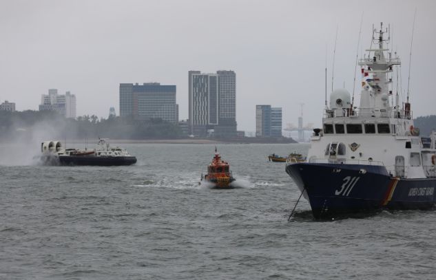 중부지방해양경찰청 해상훈련 모습